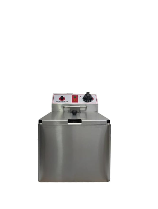 Electric Fryer | Commercial Heavy Duty | Heavy Wired Basket | Stainless Steel (8 Litres)