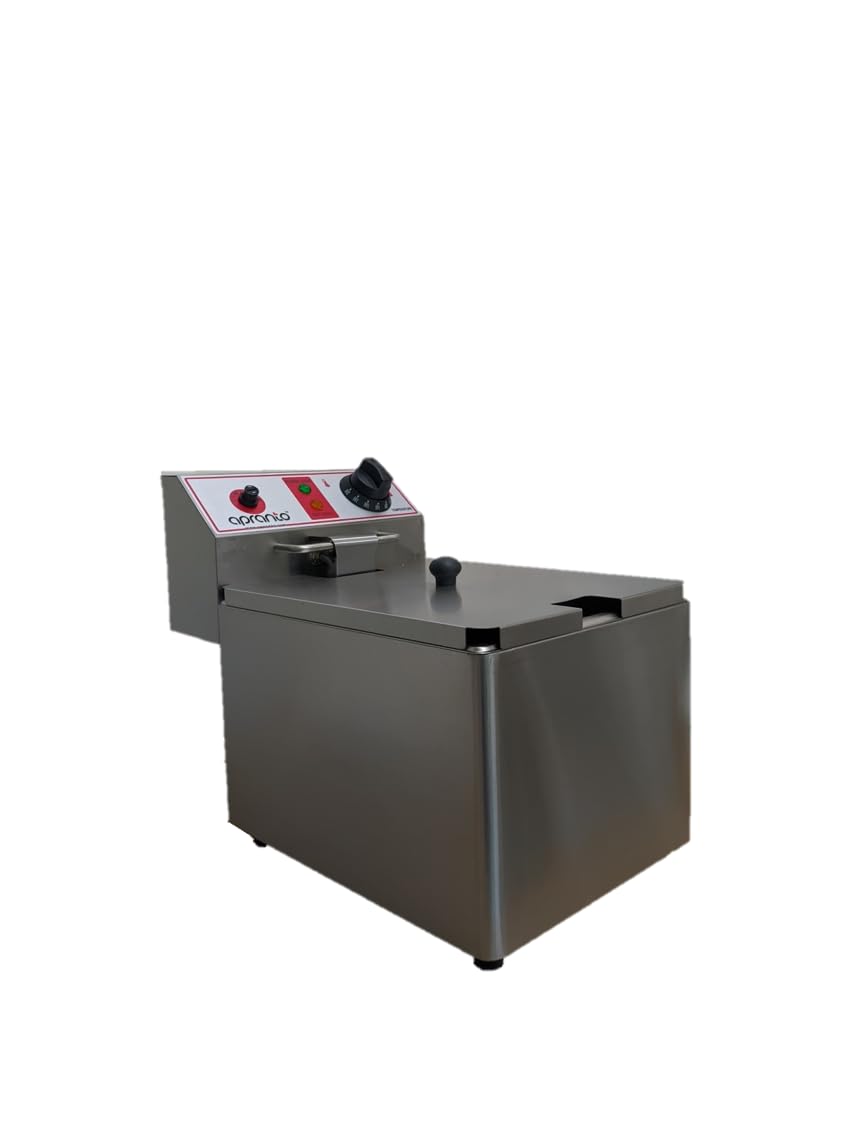 Electric Fryer | Commercial Heavy Duty | Heavy Wired Basket | Stainless Steel (8 Litres)