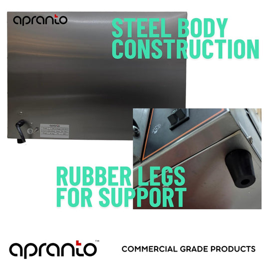 Electric Stone Pizza Oven 2 Deck | Stainless Steel | Stone Size: 400mm x 400mm (2 Pcs)