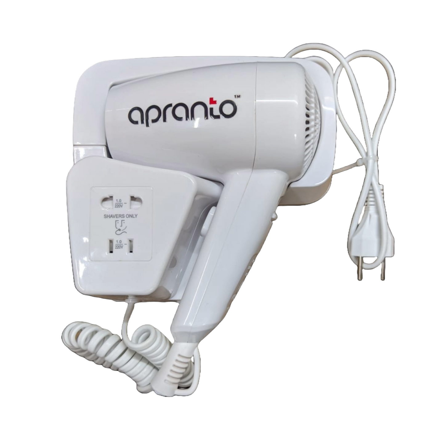 Hair Dryer Wall Mount | With Shaver Socket