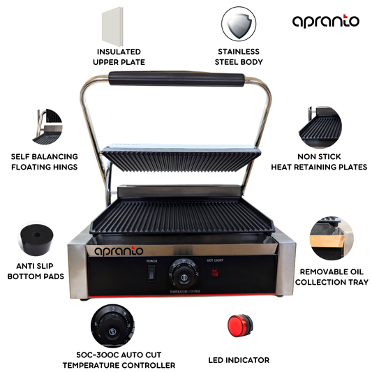 Commercial Jumbo Sandwich Griller