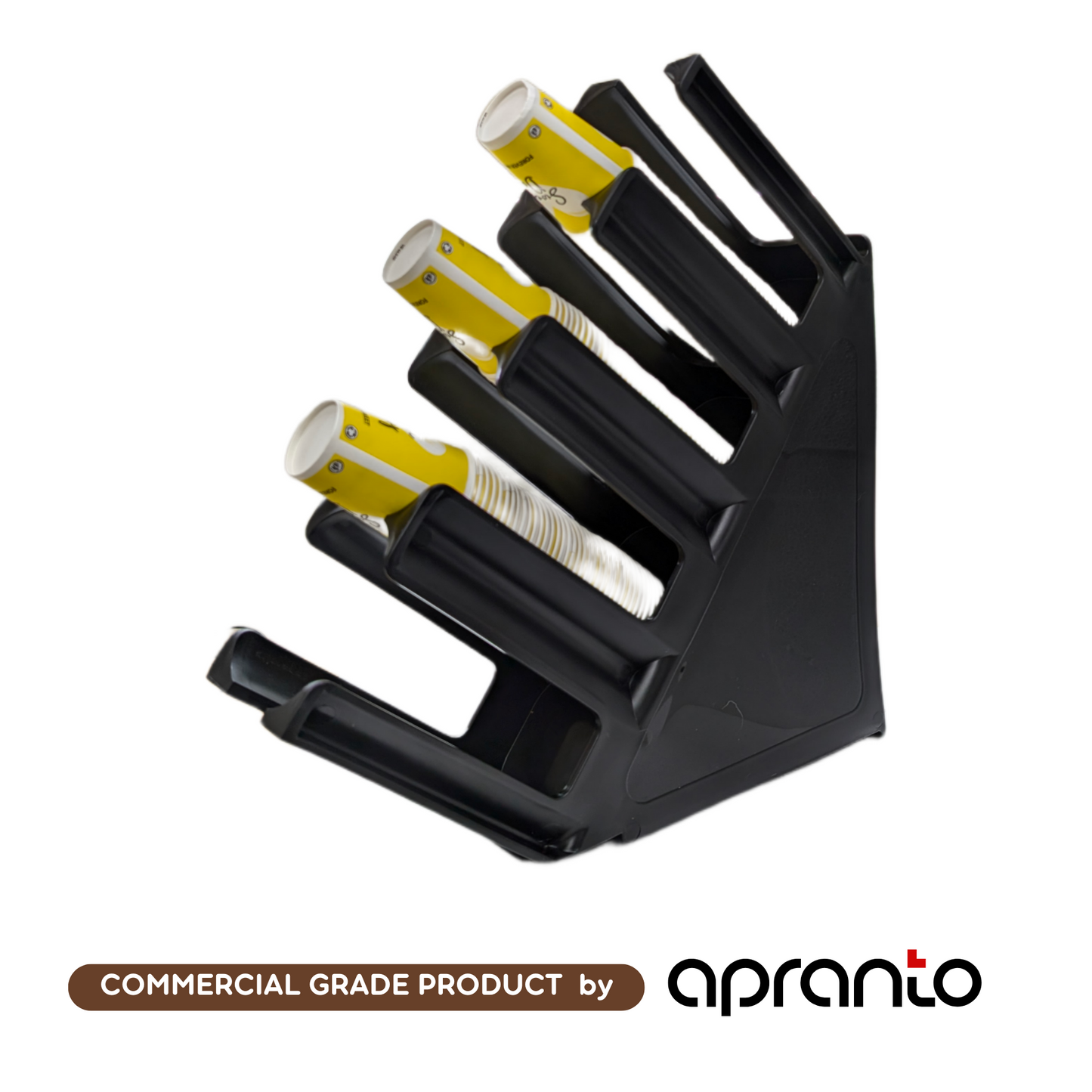 Grid Cup Holder | Coffee Cup Holder | Commercial Grade Fiber | Wide Slots (4-Grid)
