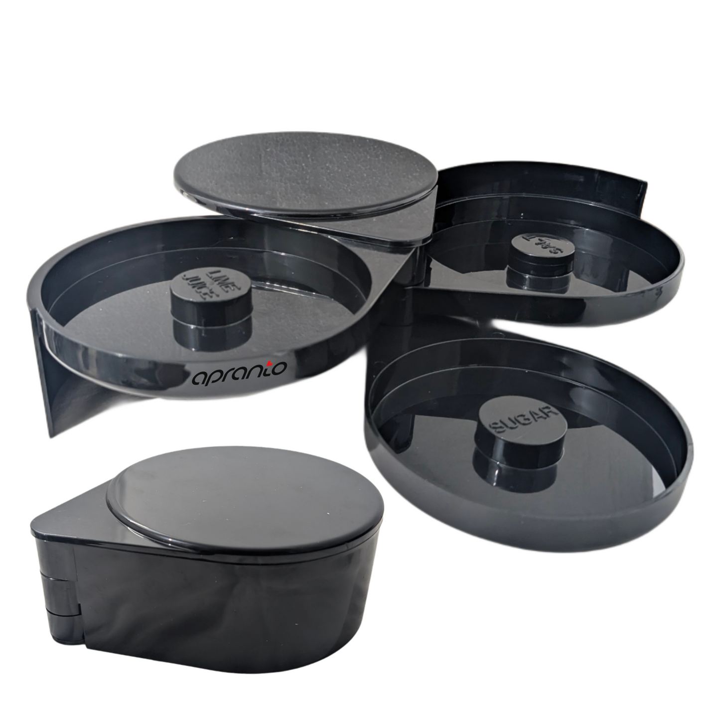 Glass Rimmer 3 Tier | Salt Sugar Lime Juice Coating for Glass Rim