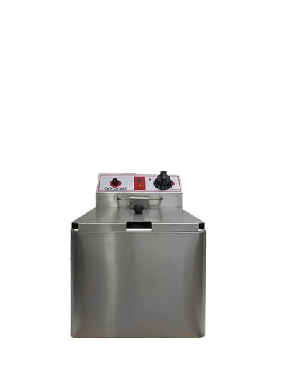 Electric Fryer | Commercial Heavy Duty | Heavy Wired Basket | Stainless Steel (8 Litres)