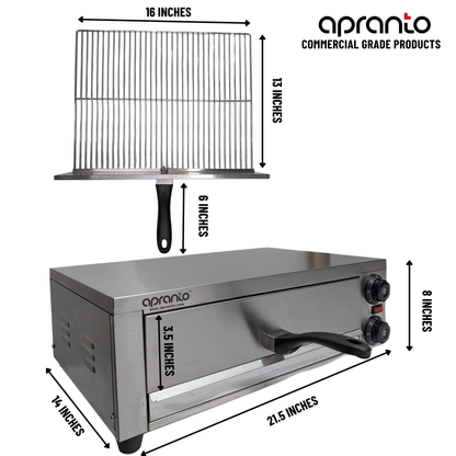 Electric Tandoor and Grill | Stainless Steel Pizza Oven