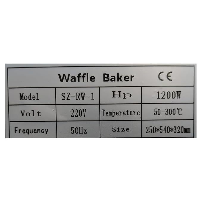 Electric Waffle Maker Round Machine | Rotating