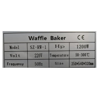 Electric Waffle Maker Round Machine | Rotating