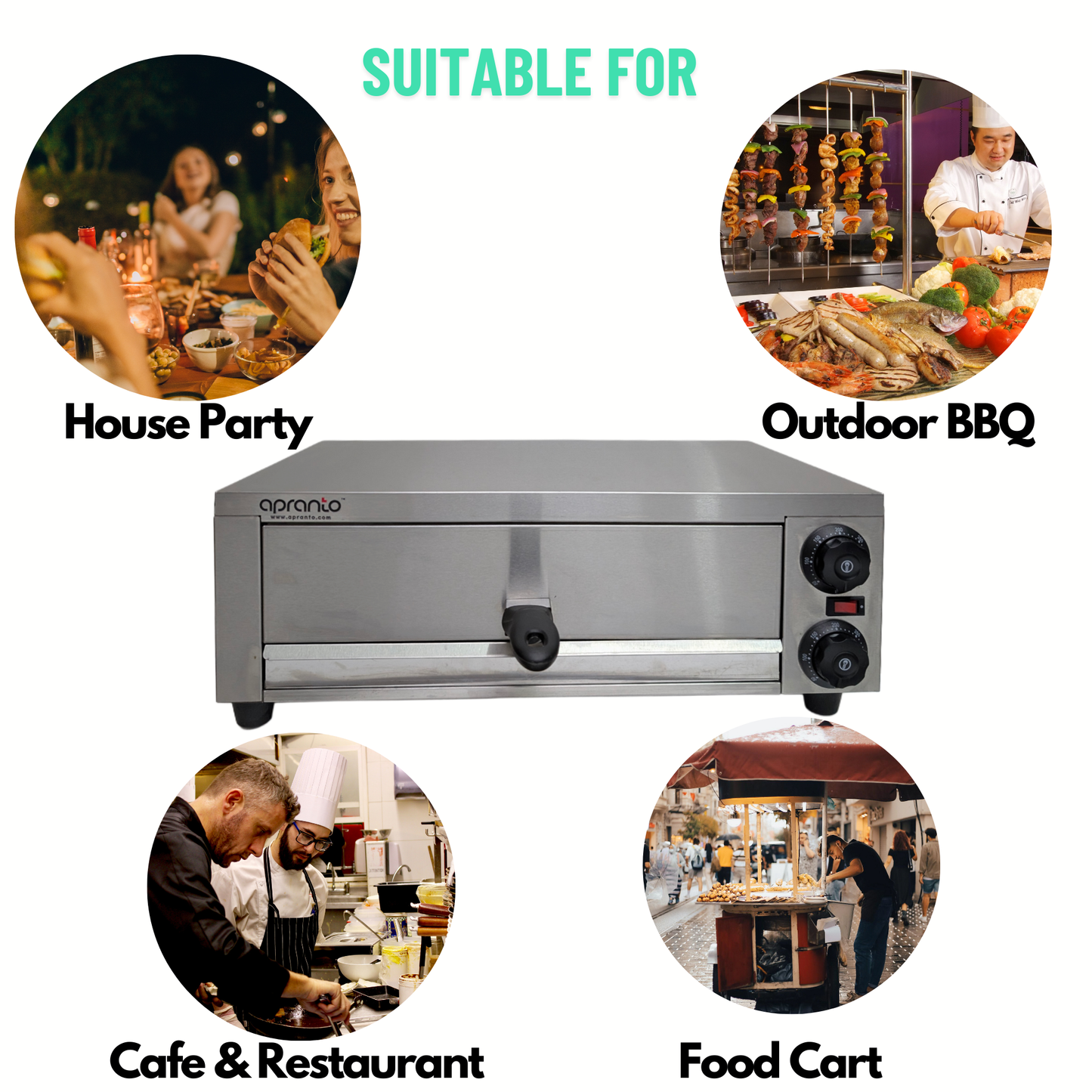 Electric Tandoor and Grill | Stainless Steel Pizza Oven