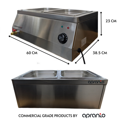 Bain Marie Food Warmer | Buffet Server | Stainless Steel