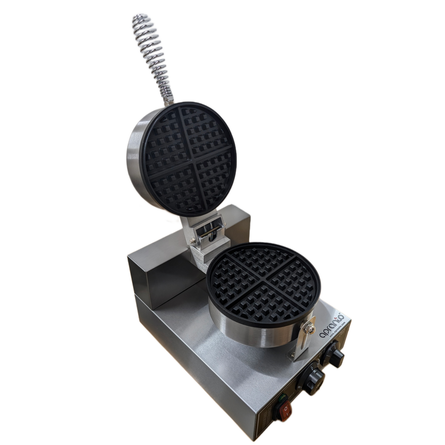 Round Waffle Machine | Stainless Steel | With Timer