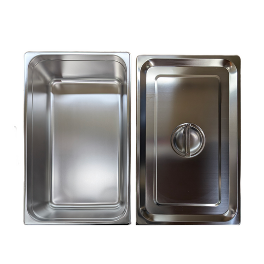 APRANTO GN Pan Container 1/1 | Stainless Steel |(100mm | 4 Inch Deep | 12.5 litres)